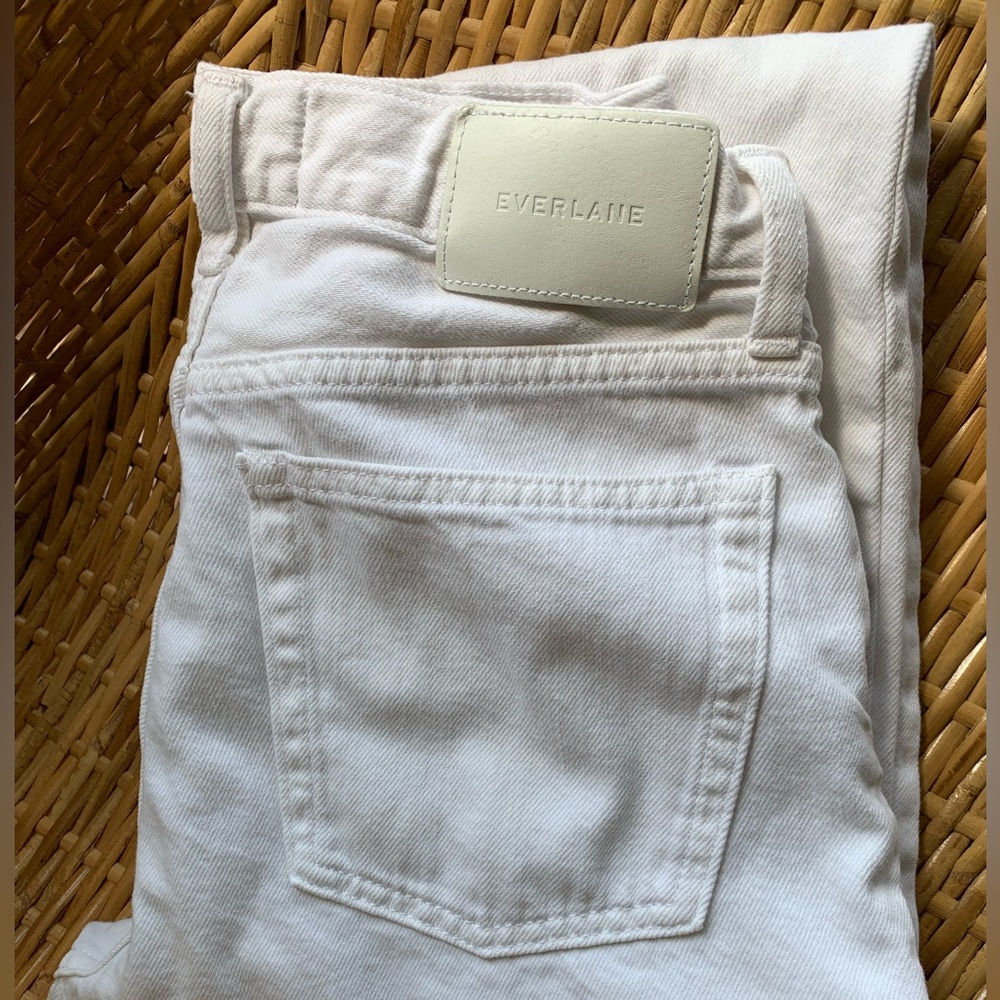 Everlane The Summer Jean in white